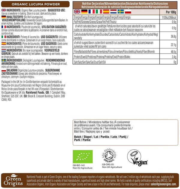 Organic Lucuma Powder